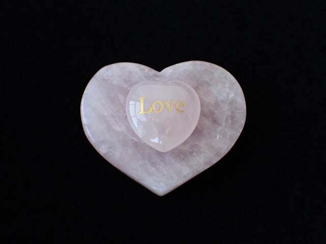 ローズクォーツハート