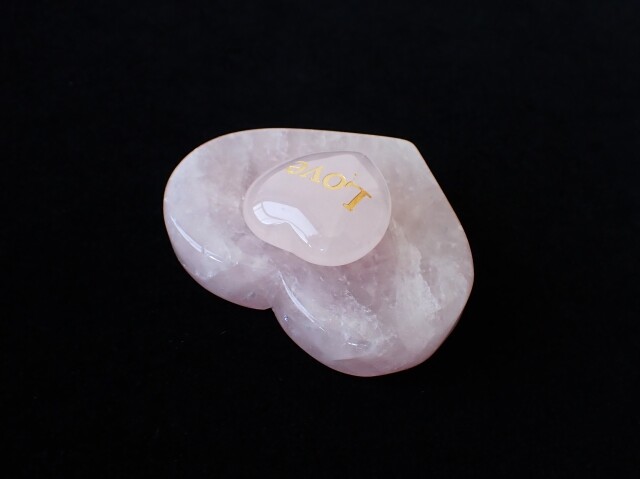 ローズクォーツハート