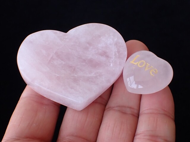 ローズクォーツハート