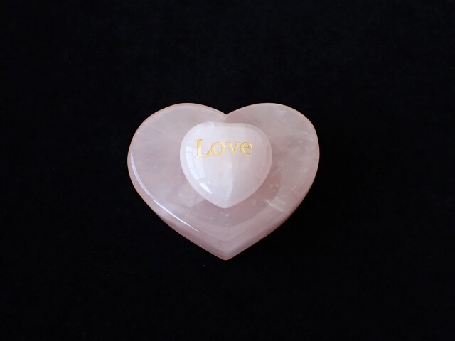 ローズクォーツハート
