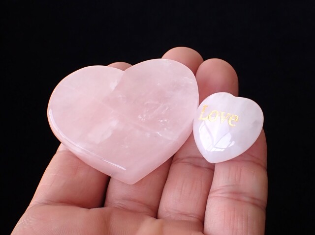 ローズクォーツハート