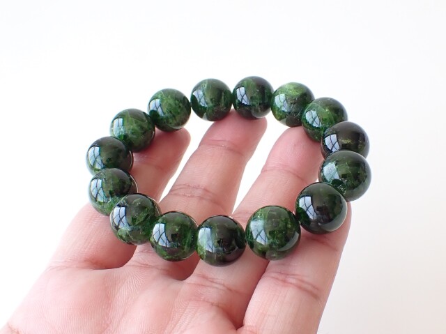 クロムダイオプサイトブレスレット