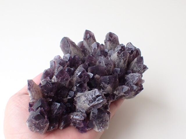 約：1055gAAA級家庭円満天然アメジストクラスターB85G6/335G13A Amazon.co.jp: 健康と家庭 天然アメジストクラスター300-400g