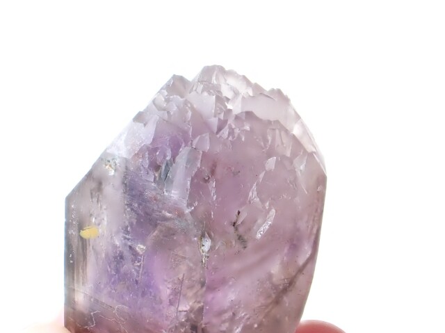 AC1861 ナミビア ブランドバーグ産 アメジスト／水入り 原石 89．4g