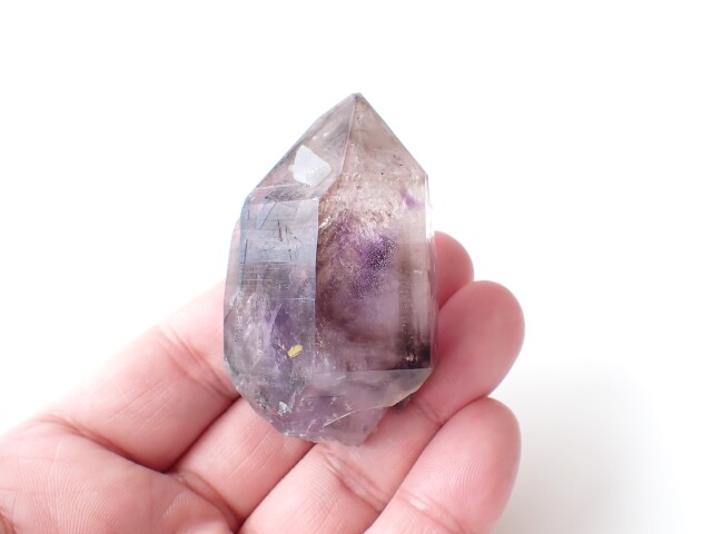 AC1861 ナミビア ブランドバーグ産 アメジスト／水入り 原石 89．4g