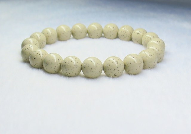 【限界市場】北投石＆ローズクォーツ 10ｍｍ ブレスレット c　送料無料 ☆高品質☆天然石 ブレスレットローズアメジスト (2A) (約9.5