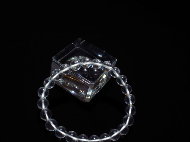 身の回りの氣を浄化 8mm ヒマラヤ水晶（スカルドゥ産
