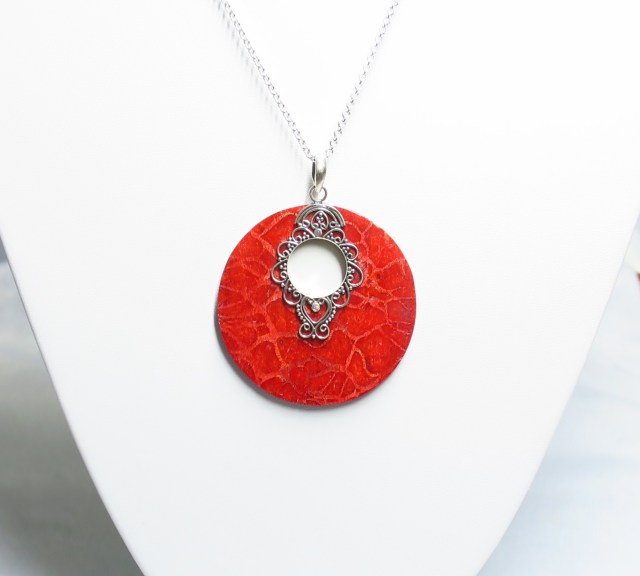 KE0031 【限定入荷】 インドネシア産 赤珊瑚 ペンダントトップ